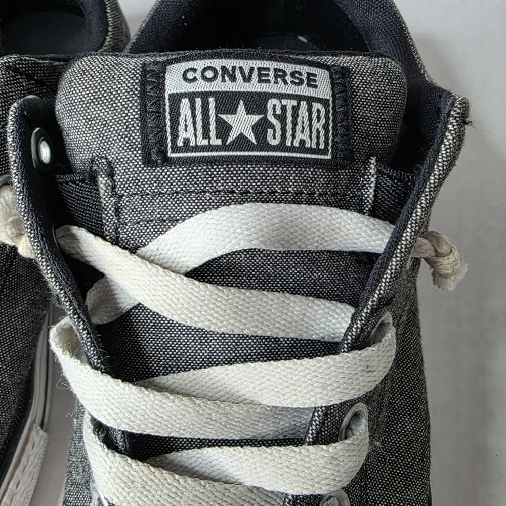 CONVERSE All Star Junior Charcoal and White Sneakers